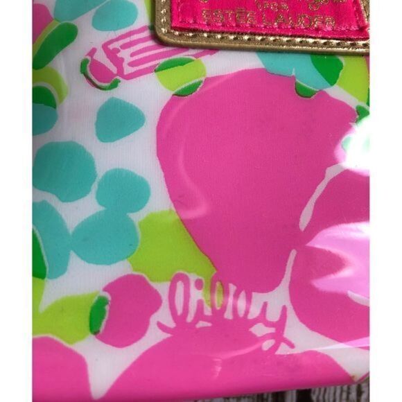 Lilly pulitzer estee lauder plastic Makeup Bag - Picture 4 of 8